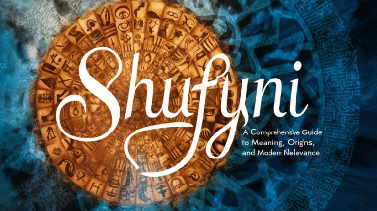 Shufyni: A Comprehensive Guide to Meaning, Origins, and Modern Relevance Shufyni